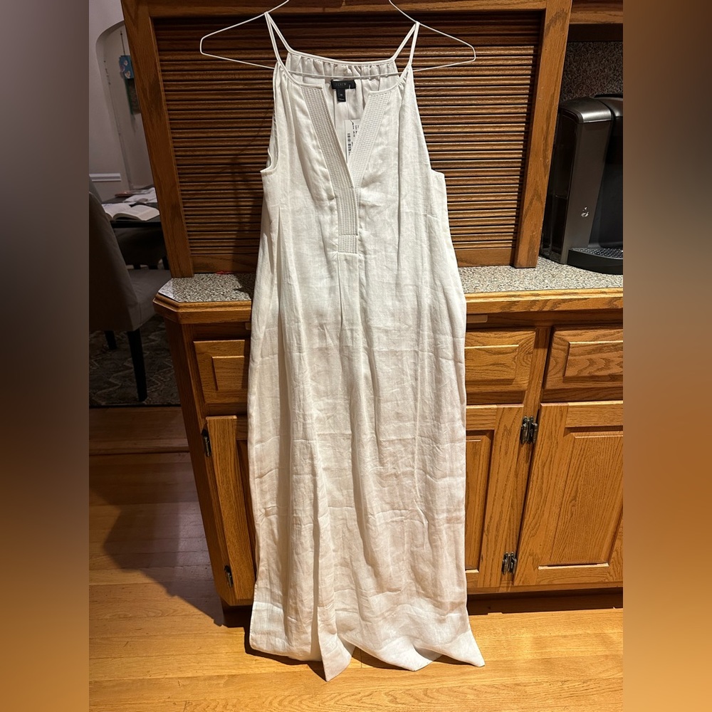 J Crew Linen Maxi Dress